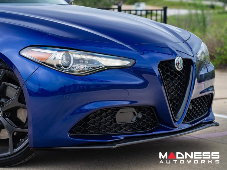 Alfa Romeo Giulia Front V Shield Grill Frame - Carbon Fiber